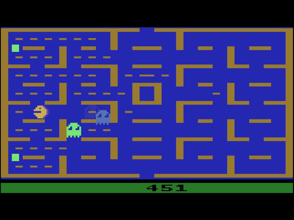 Gameplay of Pac Man for Atari 2600